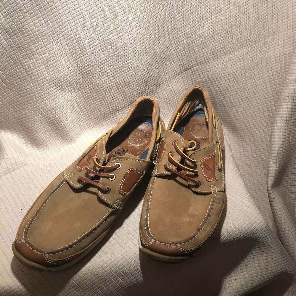 Daniel Hechter leather slip on casual loafers, 12